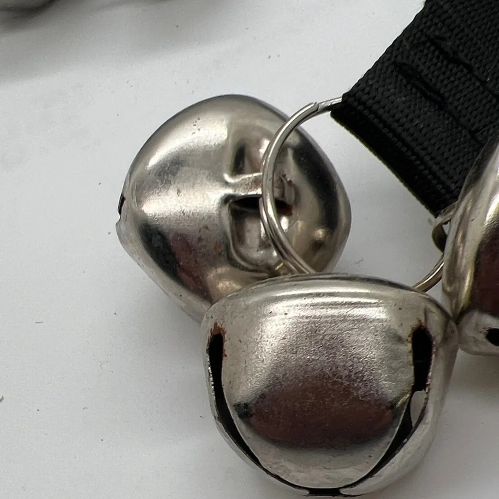 Silver and Black Jingle Bell Strap